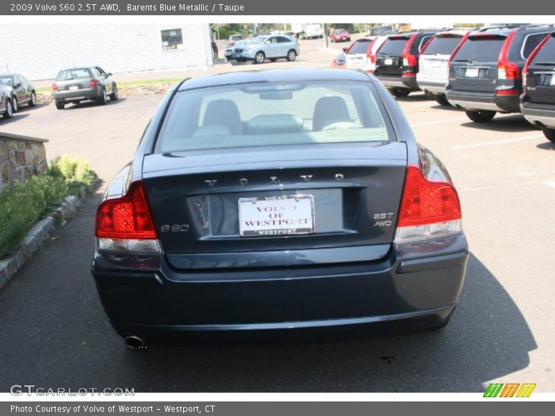Barents Blue Metallic / Taupe 2009 Volvo S60 2.5T AWD