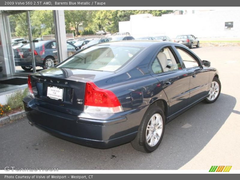 Barents Blue Metallic / Taupe 2009 Volvo S60 2.5T AWD