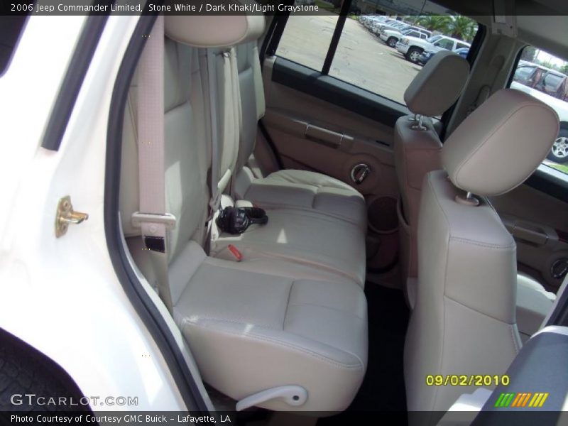 Stone White / Dark Khaki/Light Graystone 2006 Jeep Commander Limited