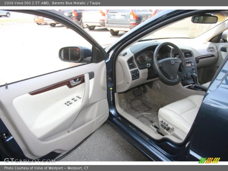 Barents Blue Metallic / Taupe 2009 Volvo S60 2.5T AWD