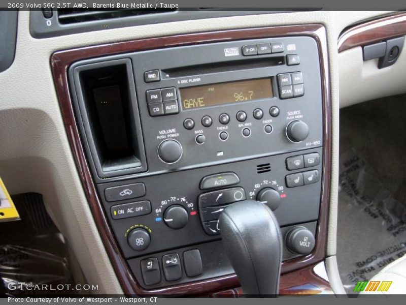 Barents Blue Metallic / Taupe 2009 Volvo S60 2.5T AWD