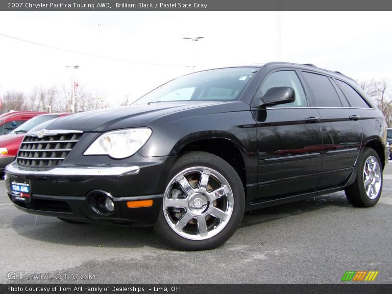 Brilliant Black / Pastel Slate Gray 2007 Chrysler Pacifica Touring AWD