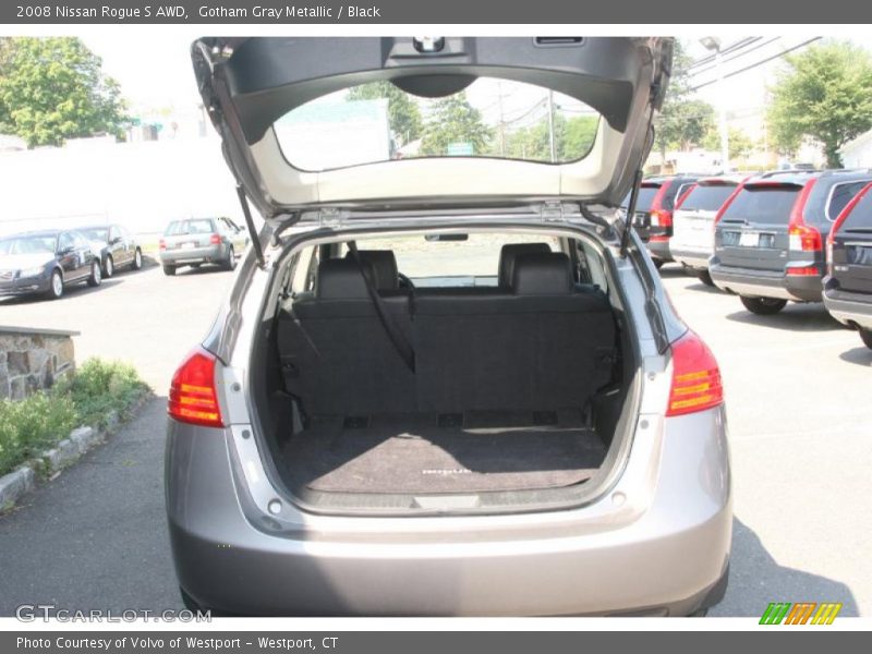 Gotham Gray Metallic / Black 2008 Nissan Rogue S AWD