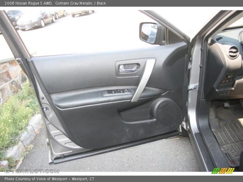 Gotham Gray Metallic / Black 2008 Nissan Rogue S AWD
