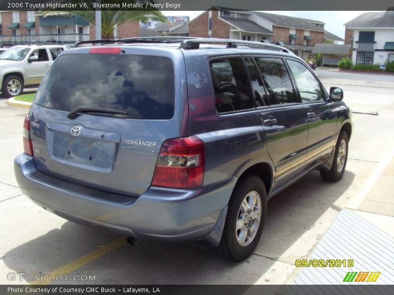 Bluestone Metallic / Ivory Beige 2006 Toyota Highlander V6