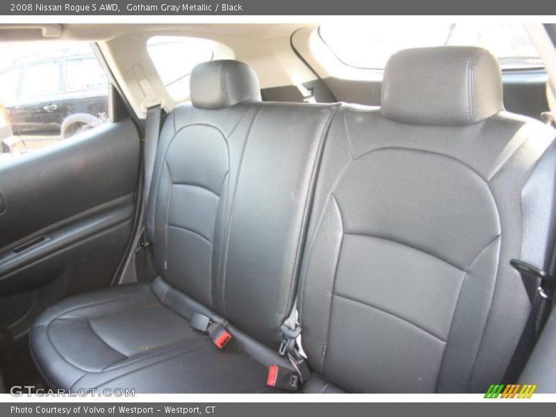 Gotham Gray Metallic / Black 2008 Nissan Rogue S AWD
