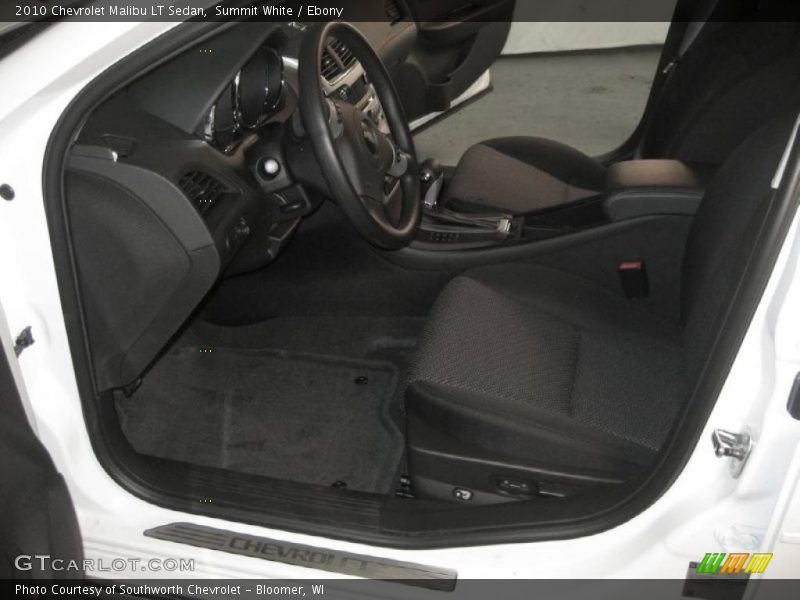 Summit White / Ebony 2010 Chevrolet Malibu LT Sedan