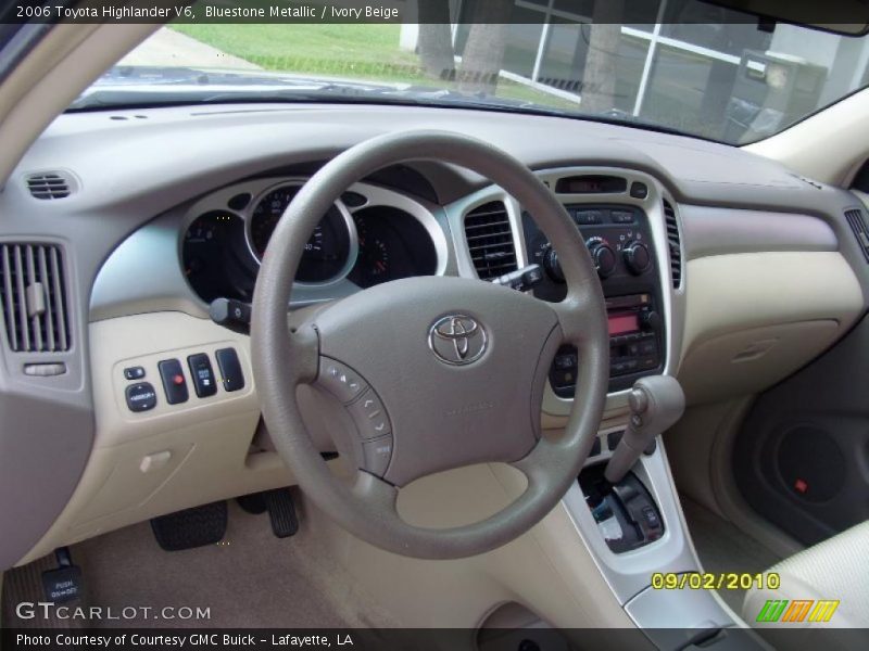 Bluestone Metallic / Ivory Beige 2006 Toyota Highlander V6