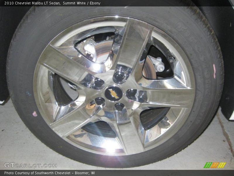 Summit White / Ebony 2010 Chevrolet Malibu LT Sedan