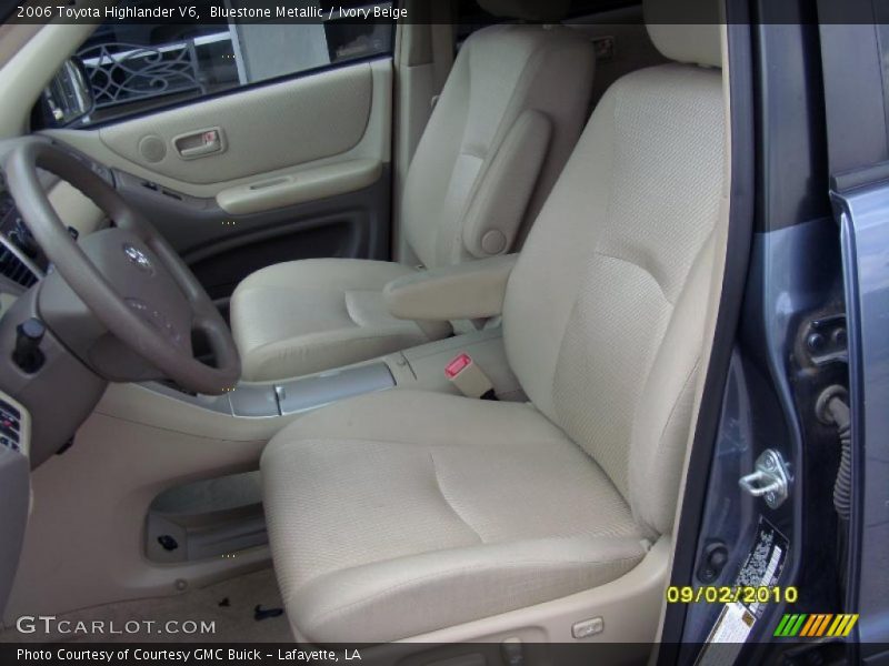 Bluestone Metallic / Ivory Beige 2006 Toyota Highlander V6