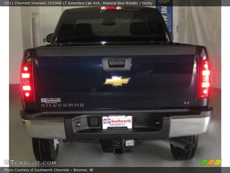 Imperial Blue Metallic / Ebony 2011 Chevrolet Silverado 2500HD LT Extended Cab 4x4