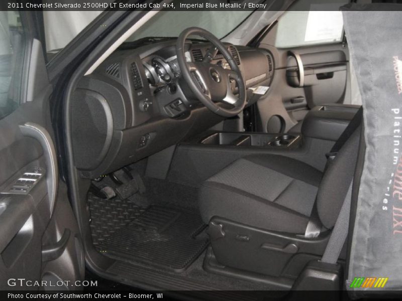 Imperial Blue Metallic / Ebony 2011 Chevrolet Silverado 2500HD LT Extended Cab 4x4