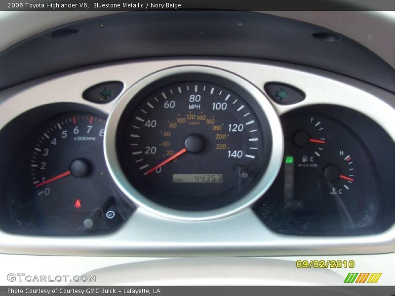 Bluestone Metallic / Ivory Beige 2006 Toyota Highlander V6
