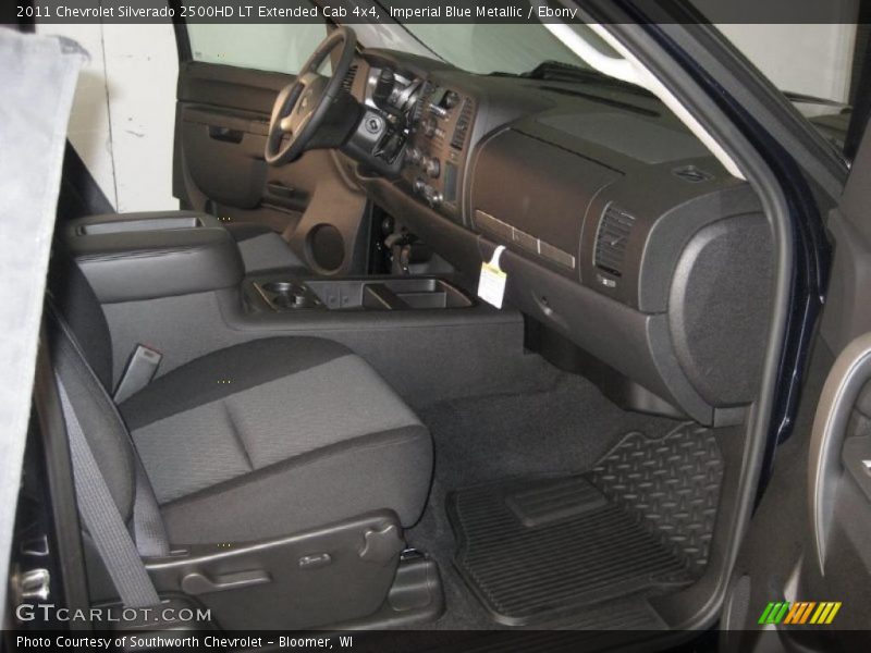 Imperial Blue Metallic / Ebony 2011 Chevrolet Silverado 2500HD LT Extended Cab 4x4