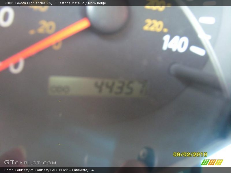 Bluestone Metallic / Ivory Beige 2006 Toyota Highlander V6