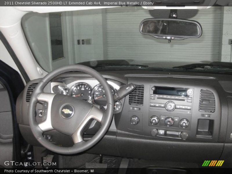 Imperial Blue Metallic / Ebony 2011 Chevrolet Silverado 2500HD LT Extended Cab 4x4