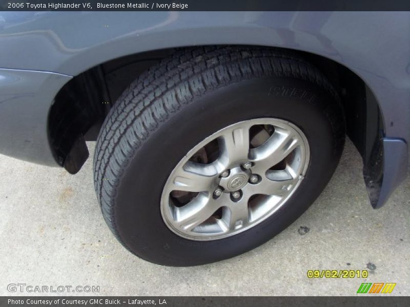 Bluestone Metallic / Ivory Beige 2006 Toyota Highlander V6