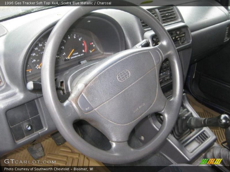 Dashboard of 1996 Tracker Soft Top 4x4