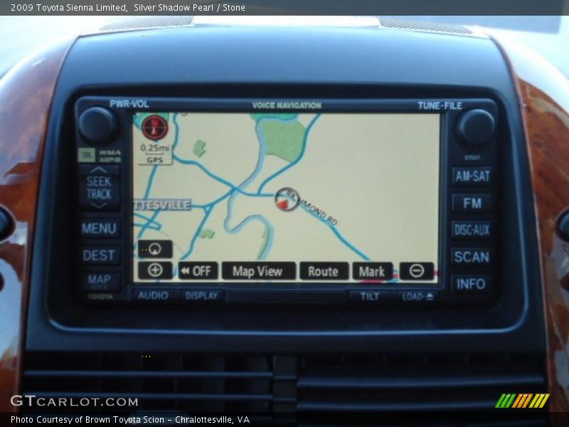 Silver Shadow Pearl / Stone 2009 Toyota Sienna Limited