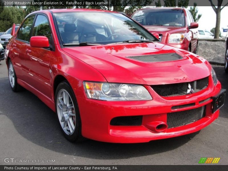 Front 3/4 View of 2006 Lancer Evolution IX