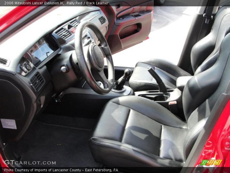 Rally Red / Black Leather 2006 Mitsubishi Lancer Evolution IX