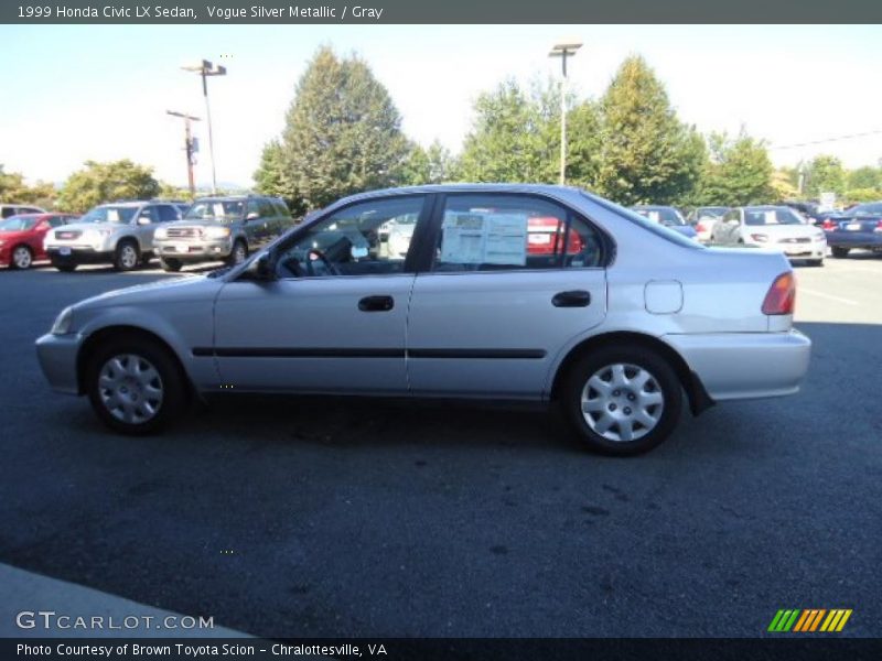 Vogue Silver Metallic / Gray 1999 Honda Civic LX Sedan