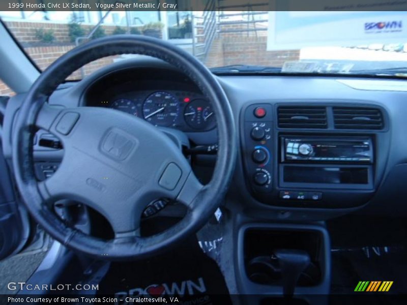 Vogue Silver Metallic / Gray 1999 Honda Civic LX Sedan