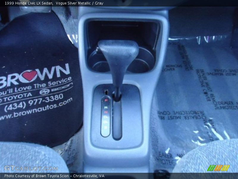 Vogue Silver Metallic / Gray 1999 Honda Civic LX Sedan