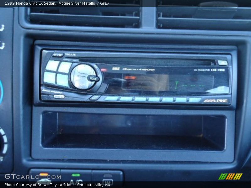 Vogue Silver Metallic / Gray 1999 Honda Civic LX Sedan