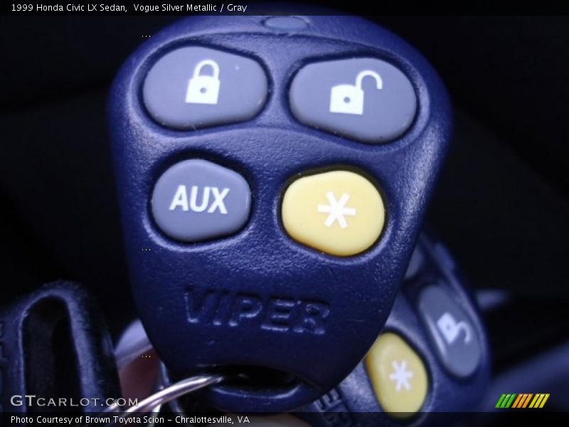 Vogue Silver Metallic / Gray 1999 Honda Civic LX Sedan