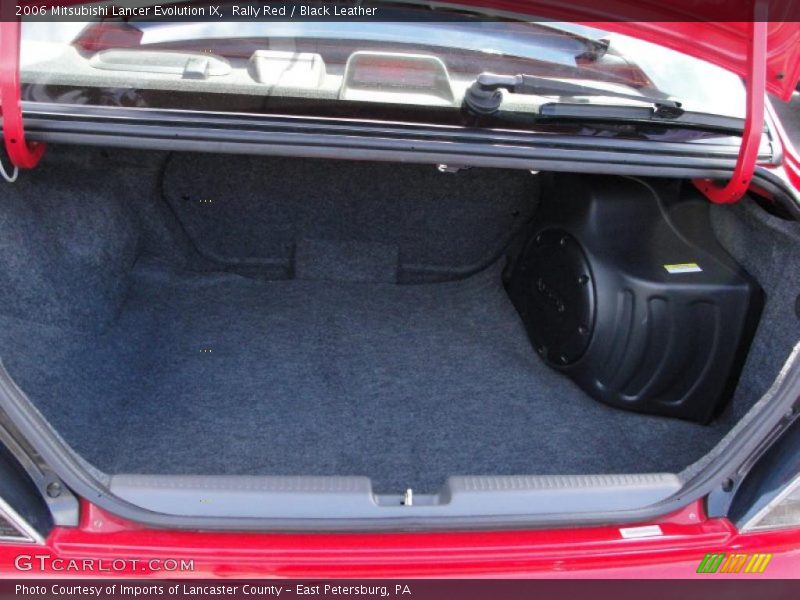 Rally Red / Black Leather 2006 Mitsubishi Lancer Evolution IX
