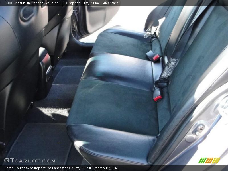 Graphite Gray / Black Alcantara 2006 Mitsubishi Lancer Evolution IX
