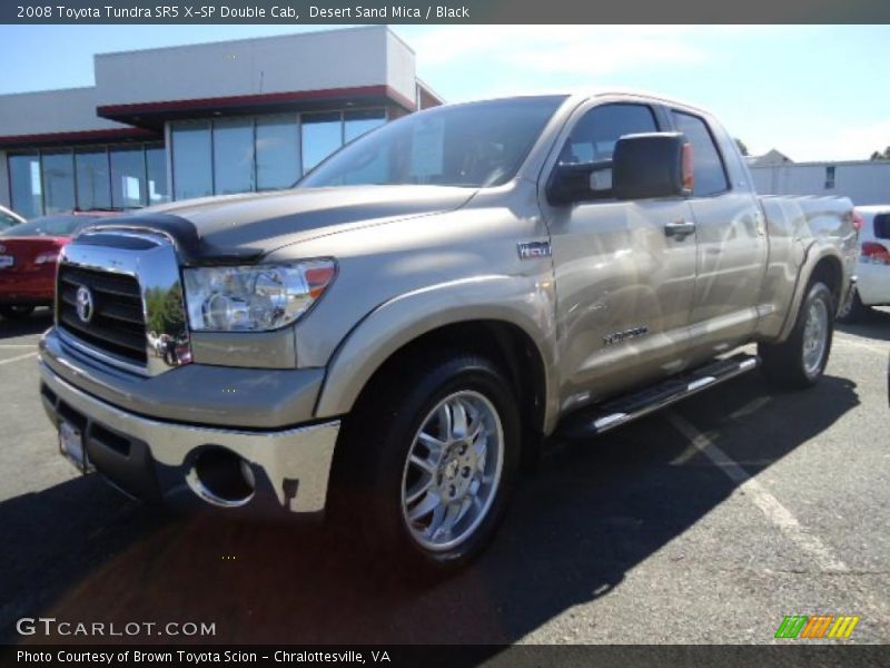 Desert Sand Mica / Black 2008 Toyota Tundra SR5 X-SP Double Cab