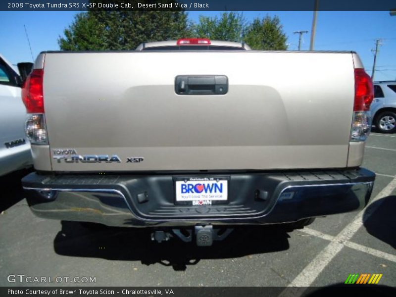 Desert Sand Mica / Black 2008 Toyota Tundra SR5 X-SP Double Cab