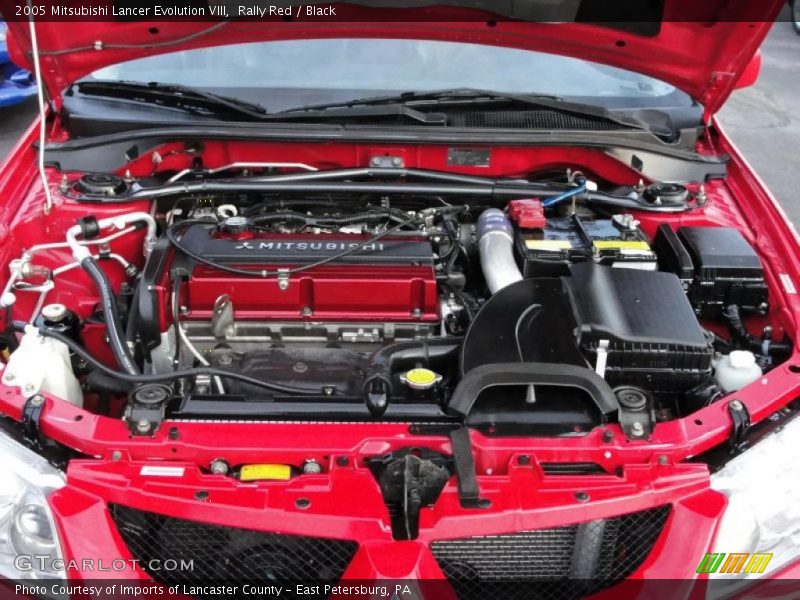 Rally Red / Black 2005 Mitsubishi Lancer Evolution VIII