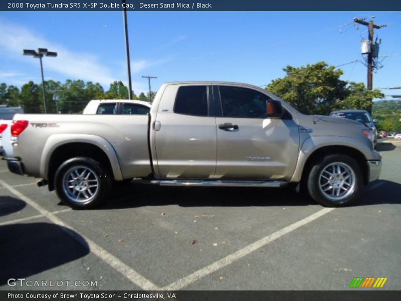 Desert Sand Mica / Black 2008 Toyota Tundra SR5 X-SP Double Cab