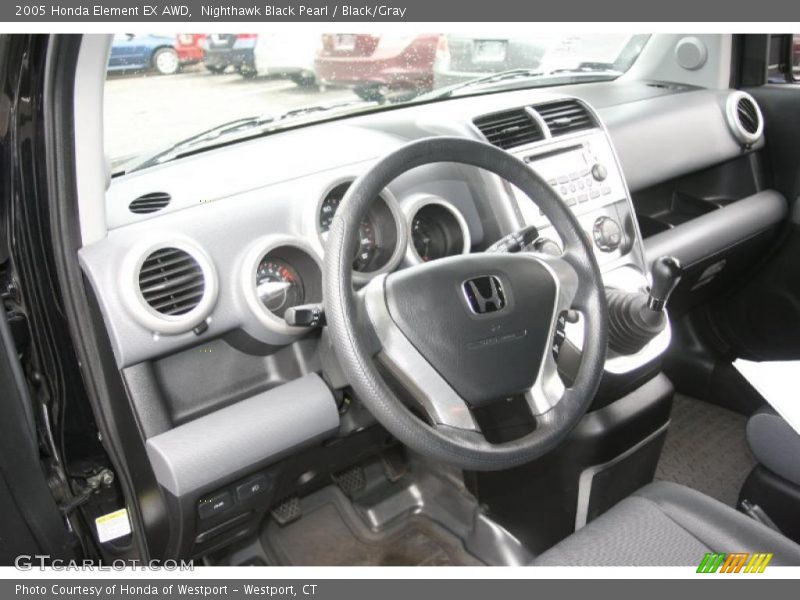 Nighthawk Black Pearl / Black/Gray 2005 Honda Element EX AWD