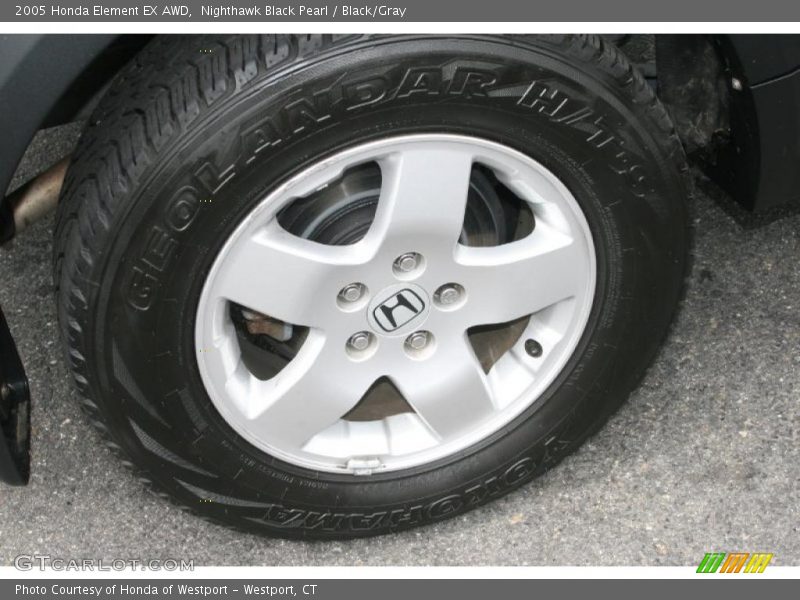 Nighthawk Black Pearl / Black/Gray 2005 Honda Element EX AWD