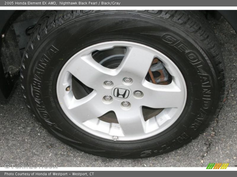 Nighthawk Black Pearl / Black/Gray 2005 Honda Element EX AWD