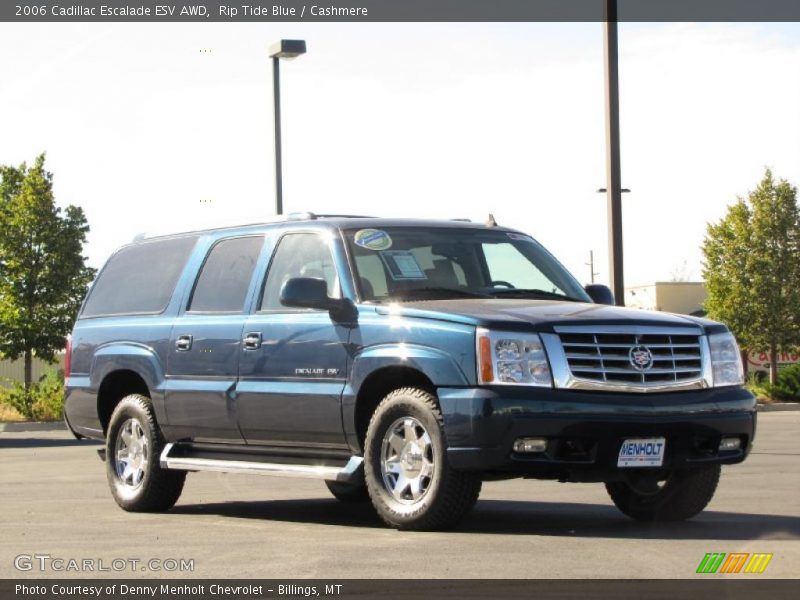 Rip Tide Blue / Cashmere 2006 Cadillac Escalade ESV AWD