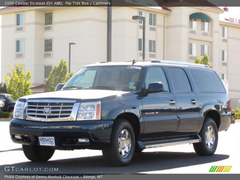 Rip Tide Blue / Cashmere 2006 Cadillac Escalade ESV AWD