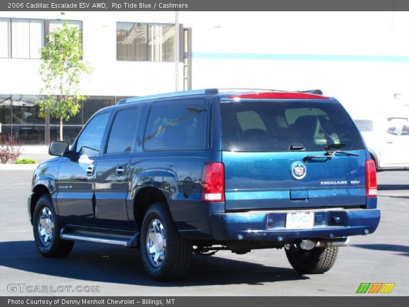 Rip Tide Blue / Cashmere 2006 Cadillac Escalade ESV AWD