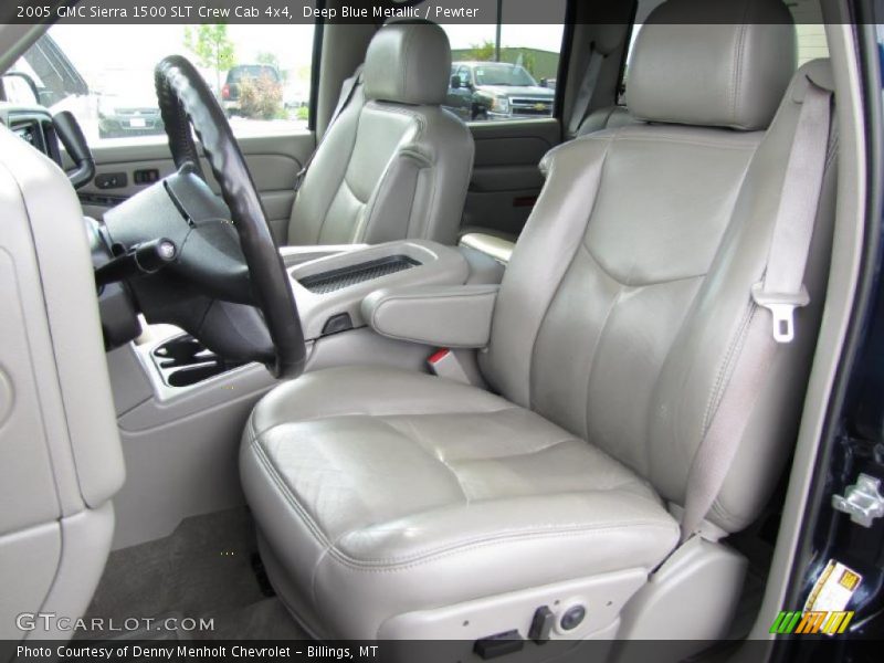Deep Blue Metallic / Pewter 2005 GMC Sierra 1500 SLT Crew Cab 4x4
