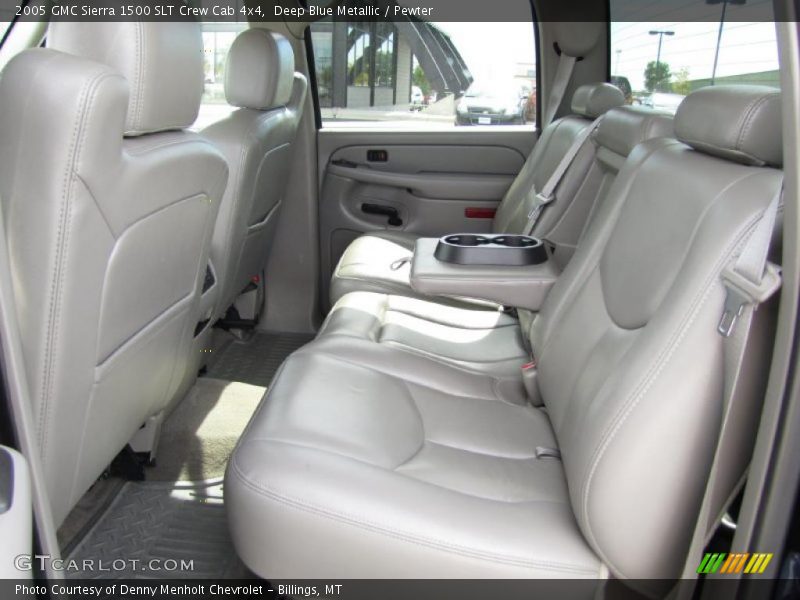 Deep Blue Metallic / Pewter 2005 GMC Sierra 1500 SLT Crew Cab 4x4