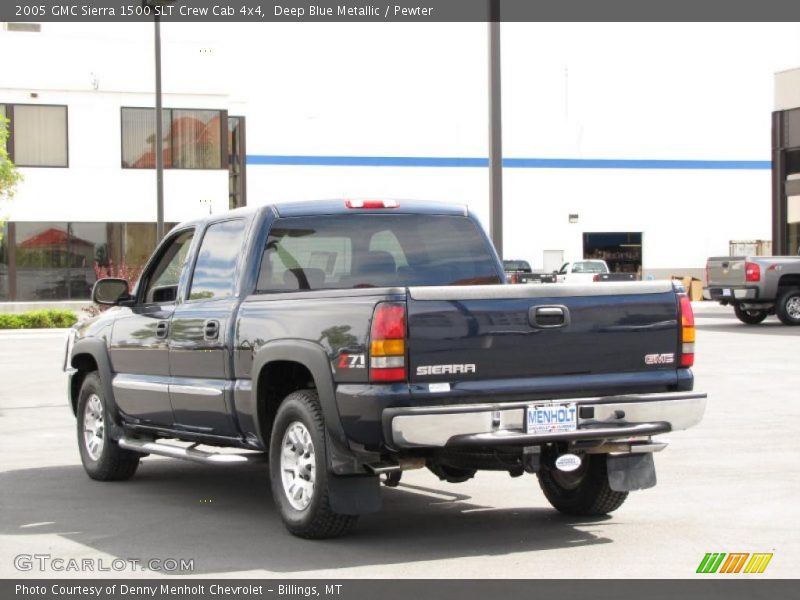 Deep Blue Metallic / Pewter 2005 GMC Sierra 1500 SLT Crew Cab 4x4