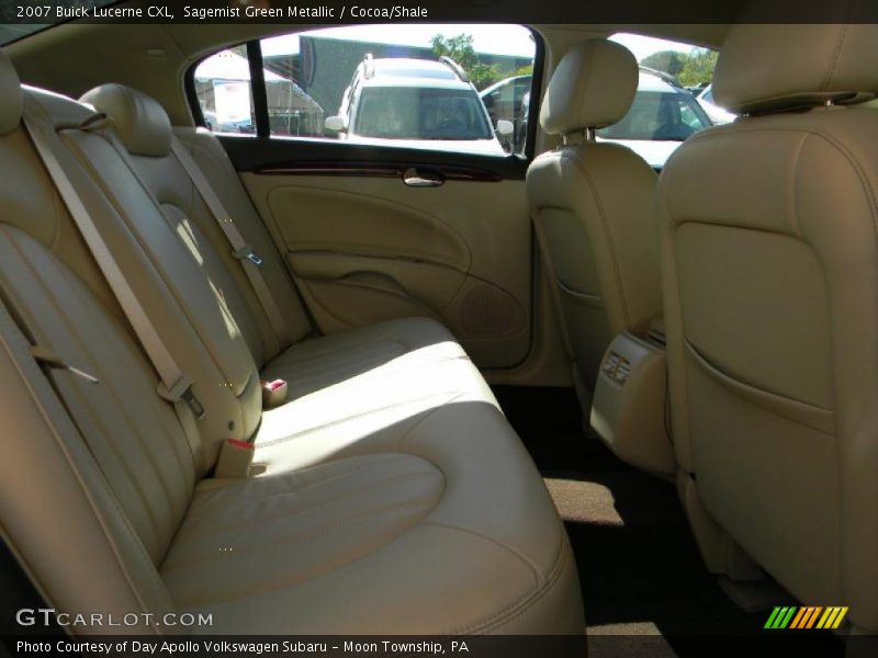 Sagemist Green Metallic / Cocoa/Shale 2007 Buick Lucerne CXL