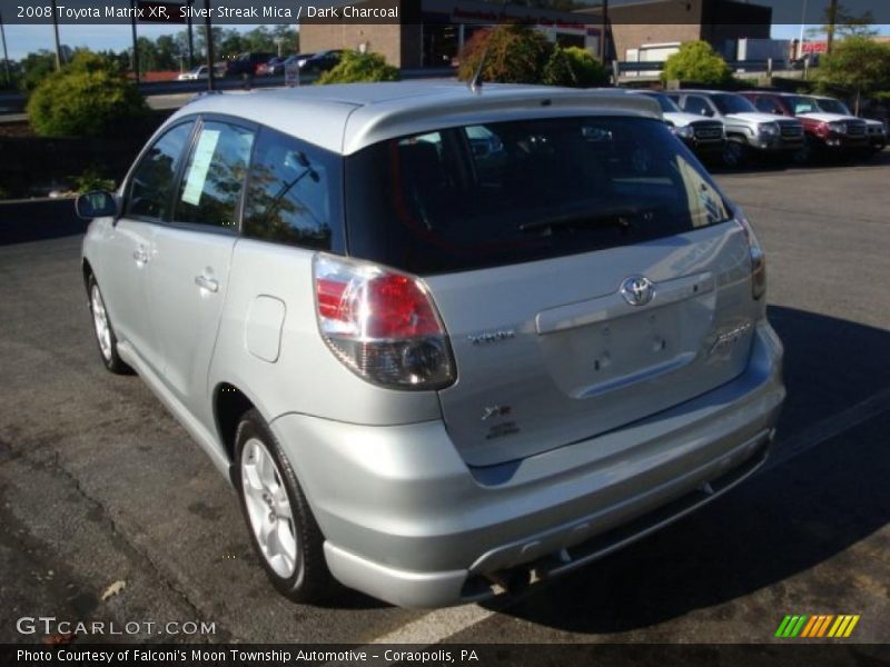 Silver Streak Mica / Dark Charcoal 2008 Toyota Matrix XR