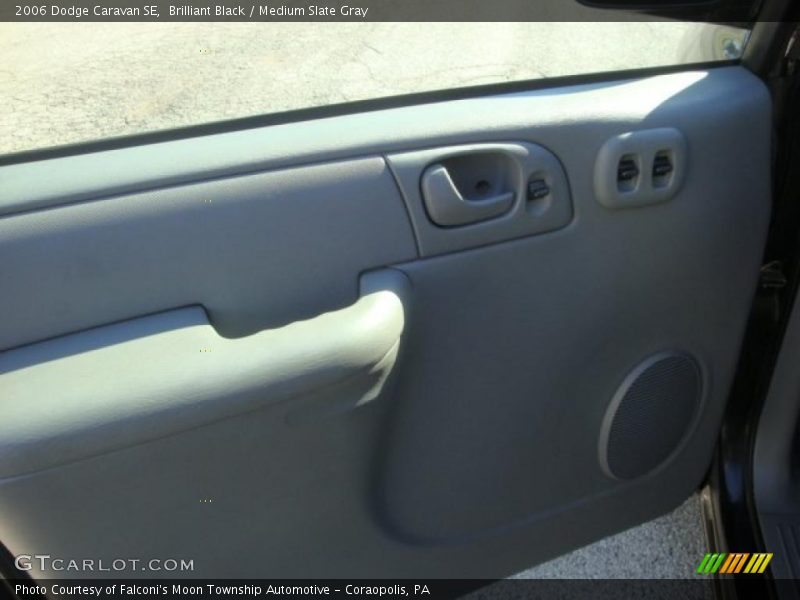 Brilliant Black / Medium Slate Gray 2006 Dodge Caravan SE