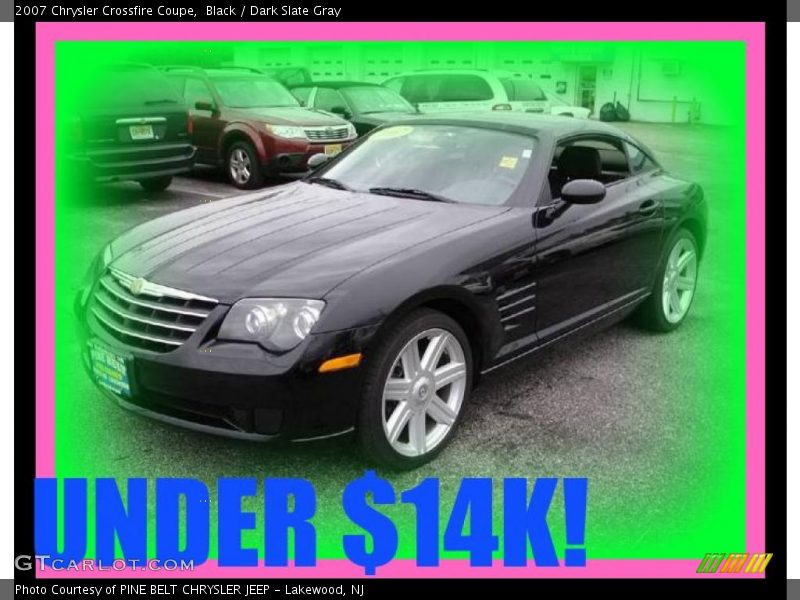 Black / Dark Slate Gray 2007 Chrysler Crossfire Coupe