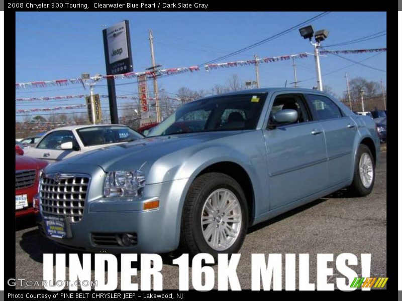 Clearwater Blue Pearl / Dark Slate Gray 2008 Chrysler 300 Touring